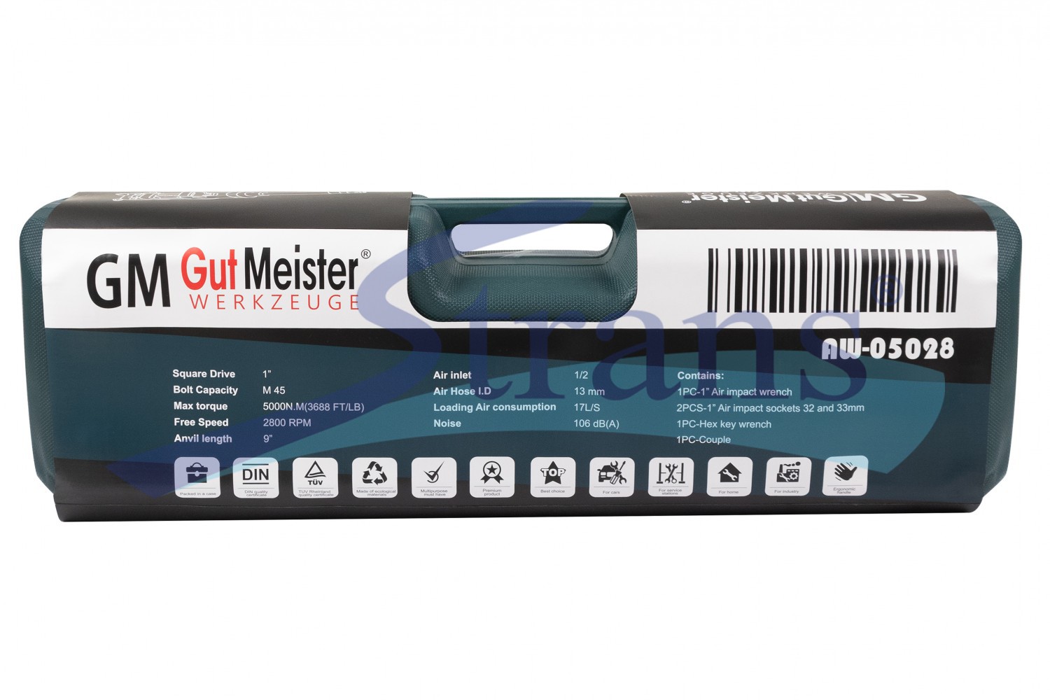 Ключ (Гайковерт) Пневматичний Gut Meister 1